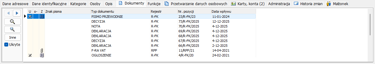 Dokumenty